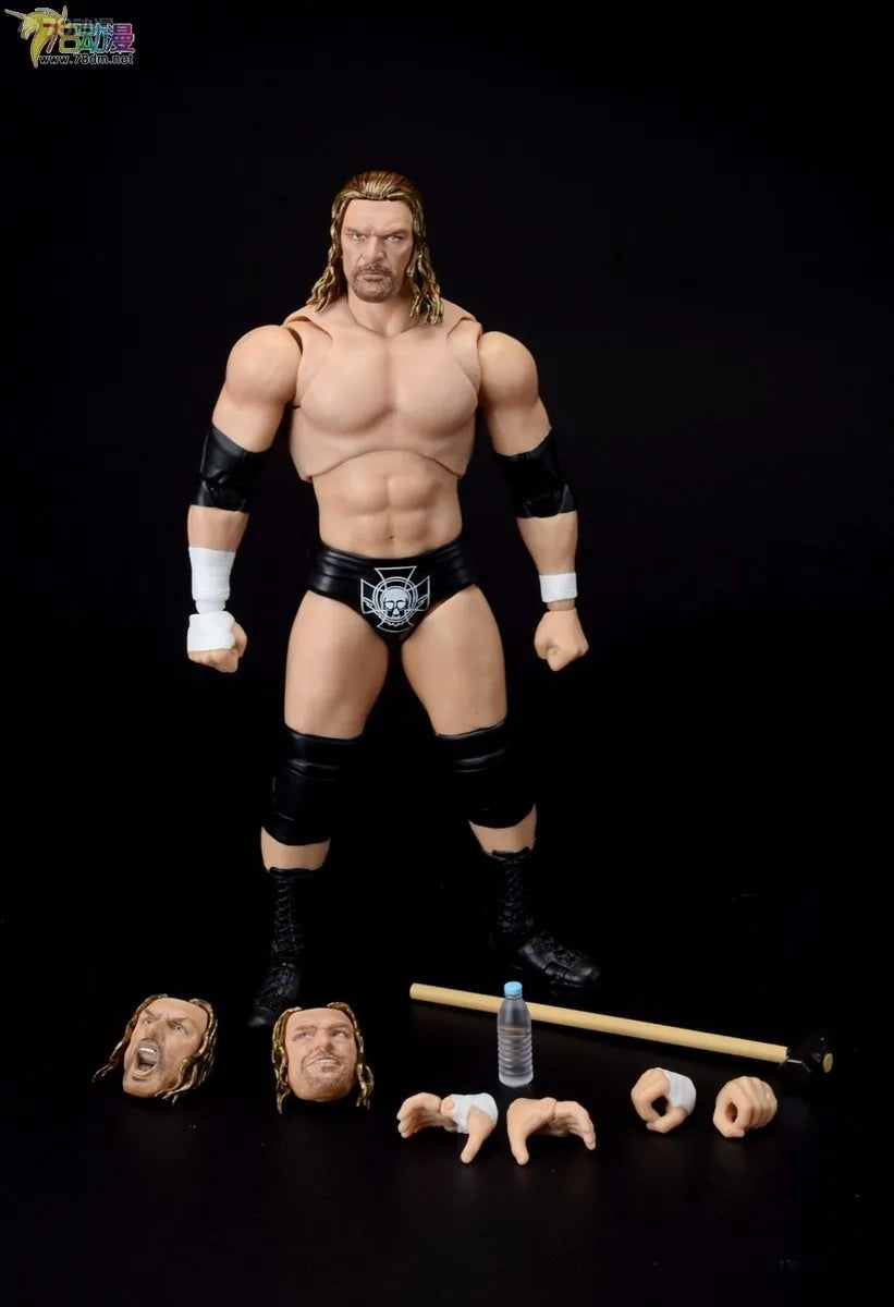 BANDAI Original S.H.Figuarts WWE The Rock (Dwayne Johnson) Movable Action Figure Collectible Model Toy Gift for Boys