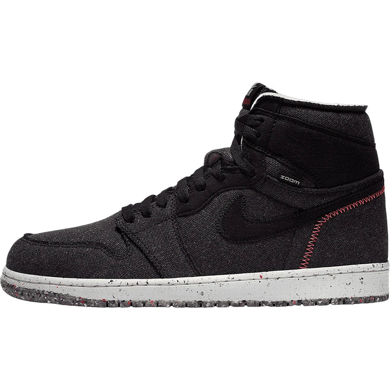 Nike Authentic Air Jordan 1 Zoom AJ1 Recycled Material Sneakers CW2414-001