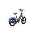 Multifunctional EB70 Kargo Fitness Step-through e-Bike w/ up to 50 miles Max Operating Range and 20 MPH Max Speed-Black