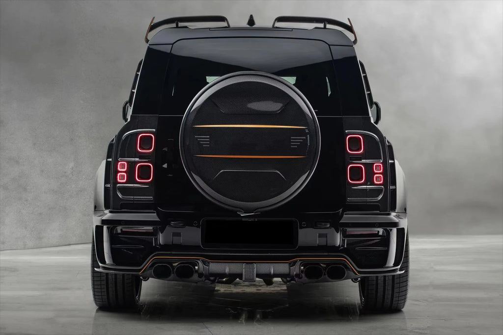 For Defender Upgrade MSY Style Carbon Fiber Body Kit with Front Lip Diffuser Spoiler Wheel Car Accessories