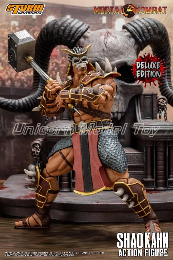 【UA】Original Storm Collectibles Mortal Kombat SHAO KAHN 1/2 Action Figures Model Toys Gifts