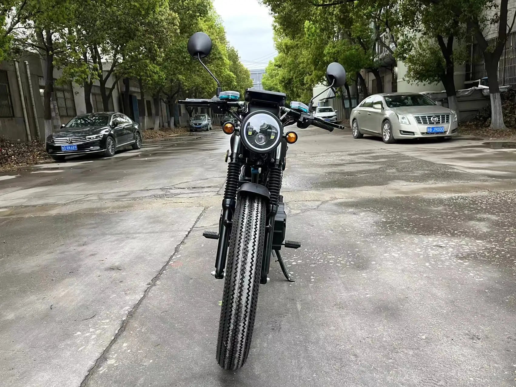 Luyuan The Latest New Energy Lithium Battery High Speed New Arrival Good Quality Fashion Model Retro Electric Motorcycle 2000W