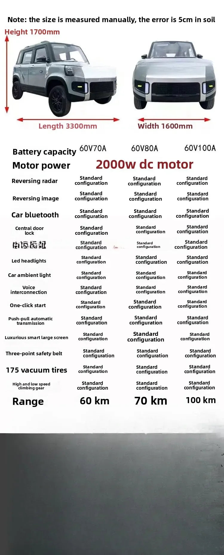 Four-wheeled electric vehicle household old man music adult women low-speed small transport car oil and electricity