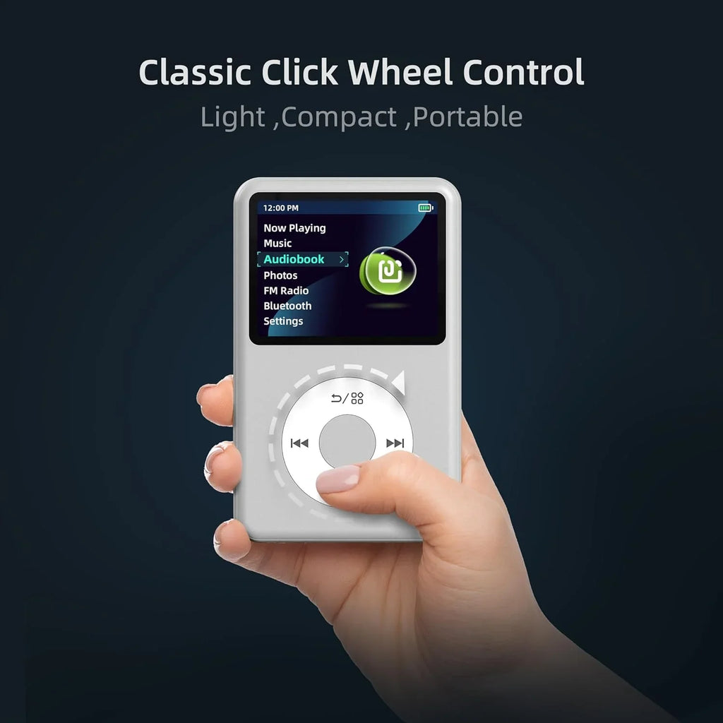INNIOASIS Y1 128GB Portable MP3 Player Bluetooth, Touch Key Walkman with Video Radio - ipod classic HiFi Music Player