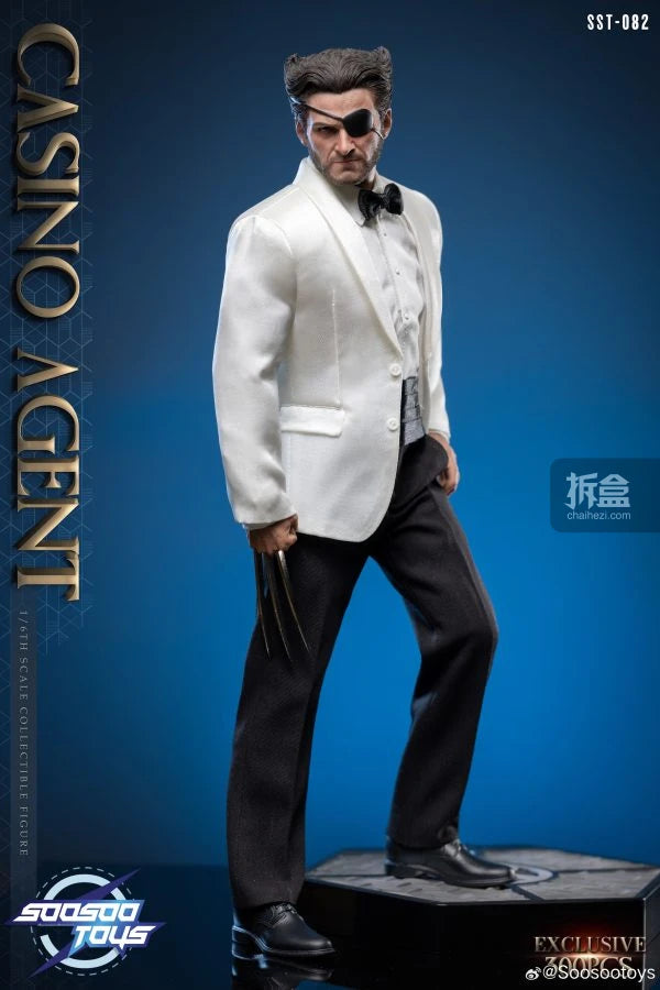 SOOSOOTOYS Genuine Casino Wolf Wolverine Wolf Uncle 1/6 Mobile Doll IRON WARRIOR Movable Finished Product Model Collection
