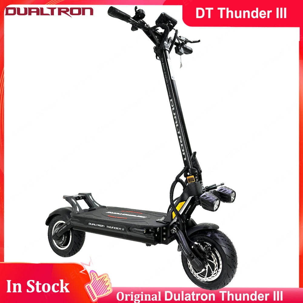Dulatron Thunder III 72V 40Ah Battery 2*2500W Motor Peak Power 11000W NUTT 4-Piston Brake Dualtron Electric Scooter