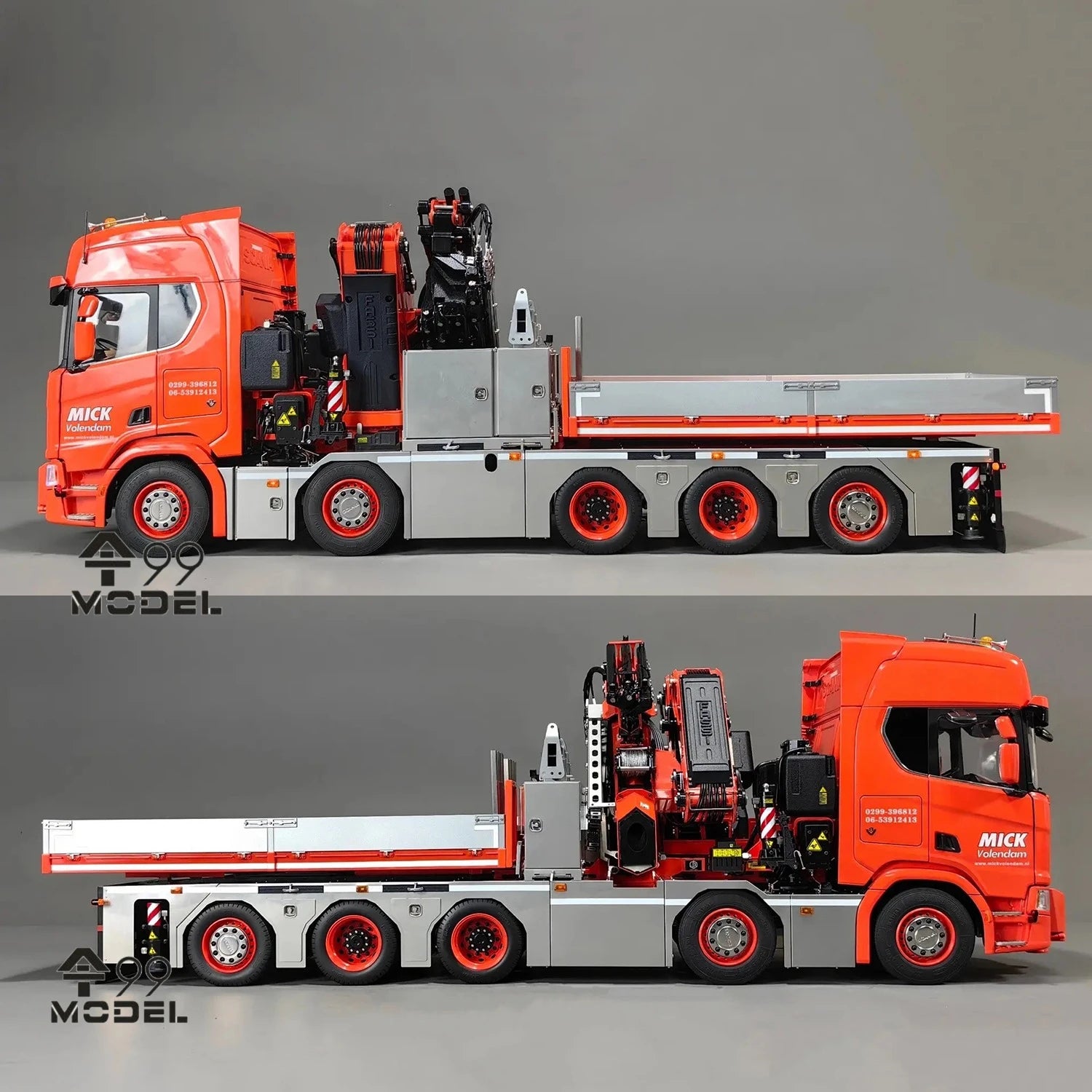 F1650 RC Crane R650 RC Truck 10x10 1/14 Metal Hydraulic Crane Truck Model Advanced Engineering Machinery RC Car Toy