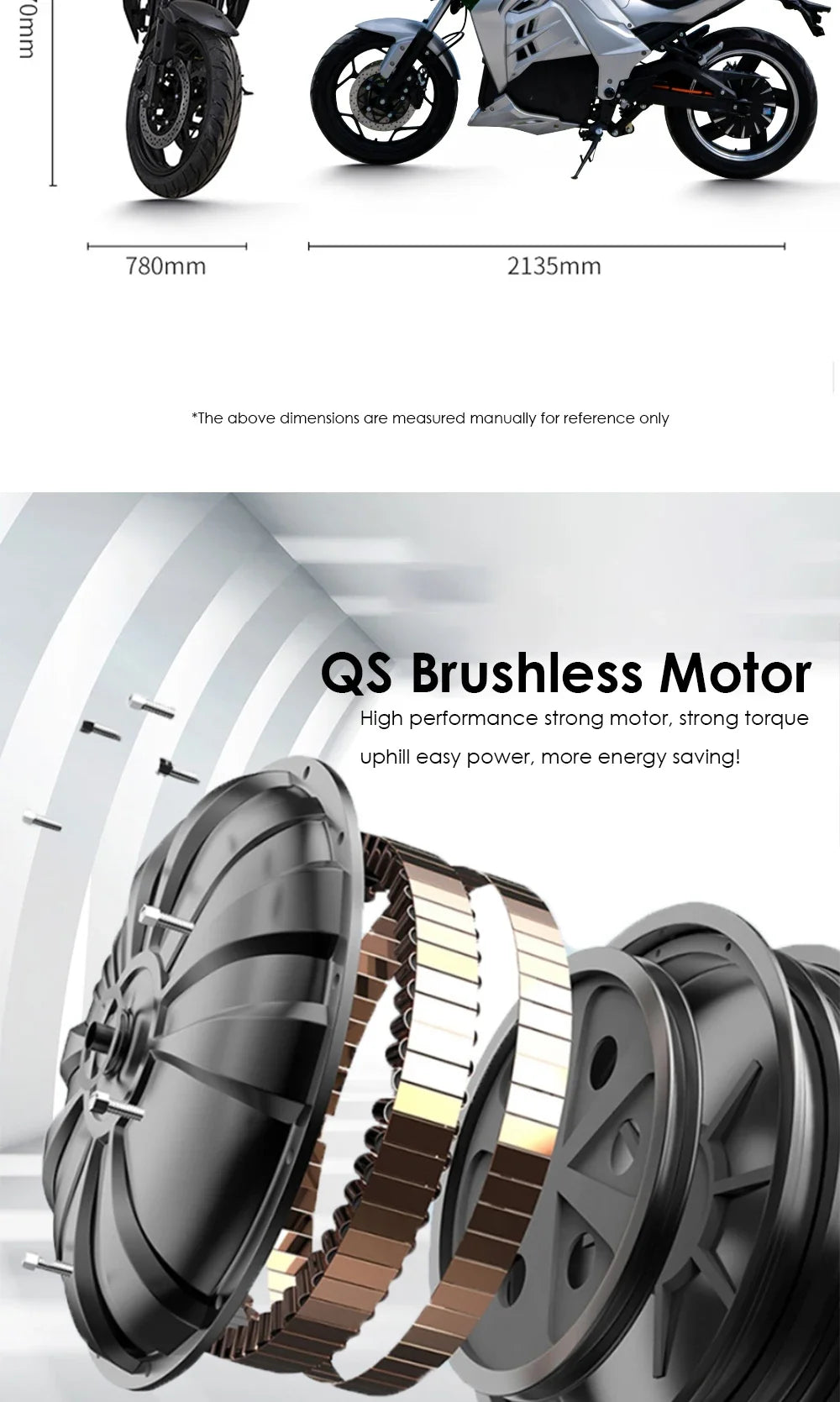 Factory Hot Selling HEZZO M7 72V 5000W 8000w Electric Racing Motorcycle 50Ah 130Km/H GPS Tracker Moped E  with EEC COC  Chopper