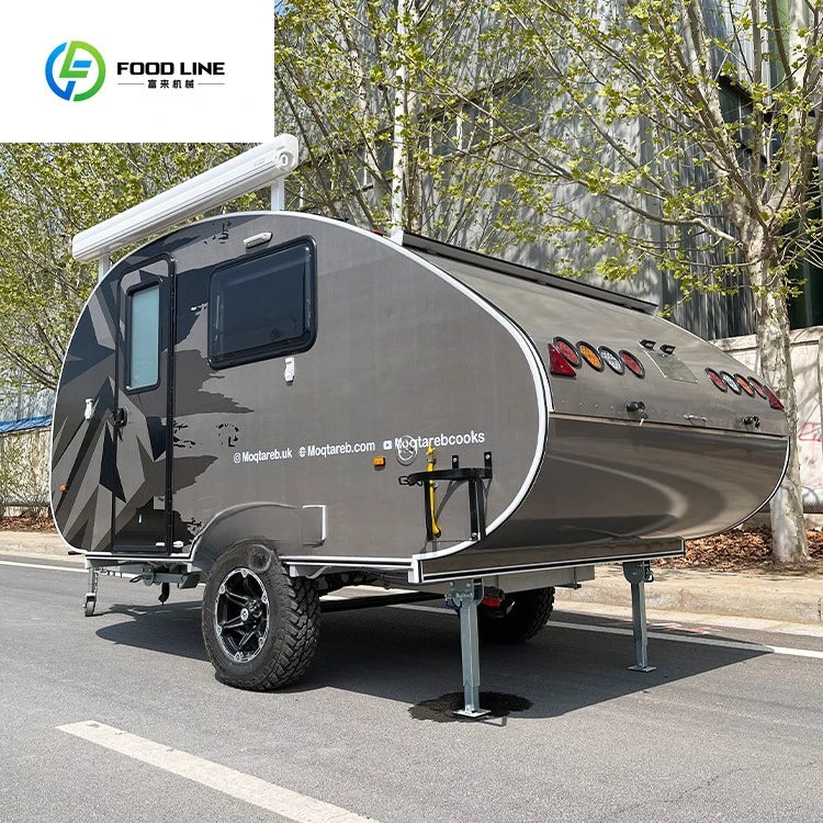 off Road Car House Mini Teardrop caravan Camping Rv Camper Van Trailer Travelling Motorhome Campervan for Sale