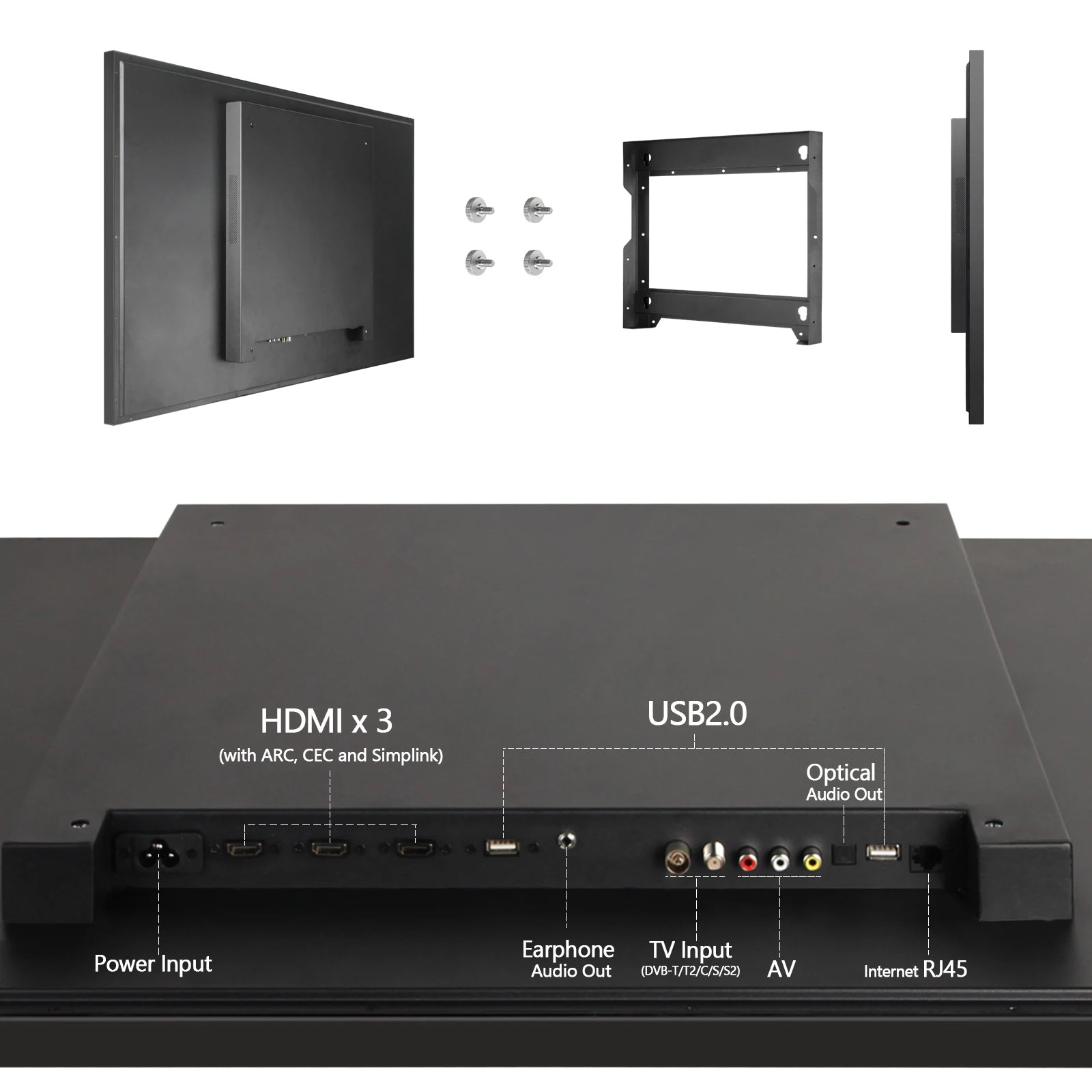 43 inches Smart LED Light Mirror TV Makeup Television Salon DTV Tuner Soulaca Living Room Decoration webOS System