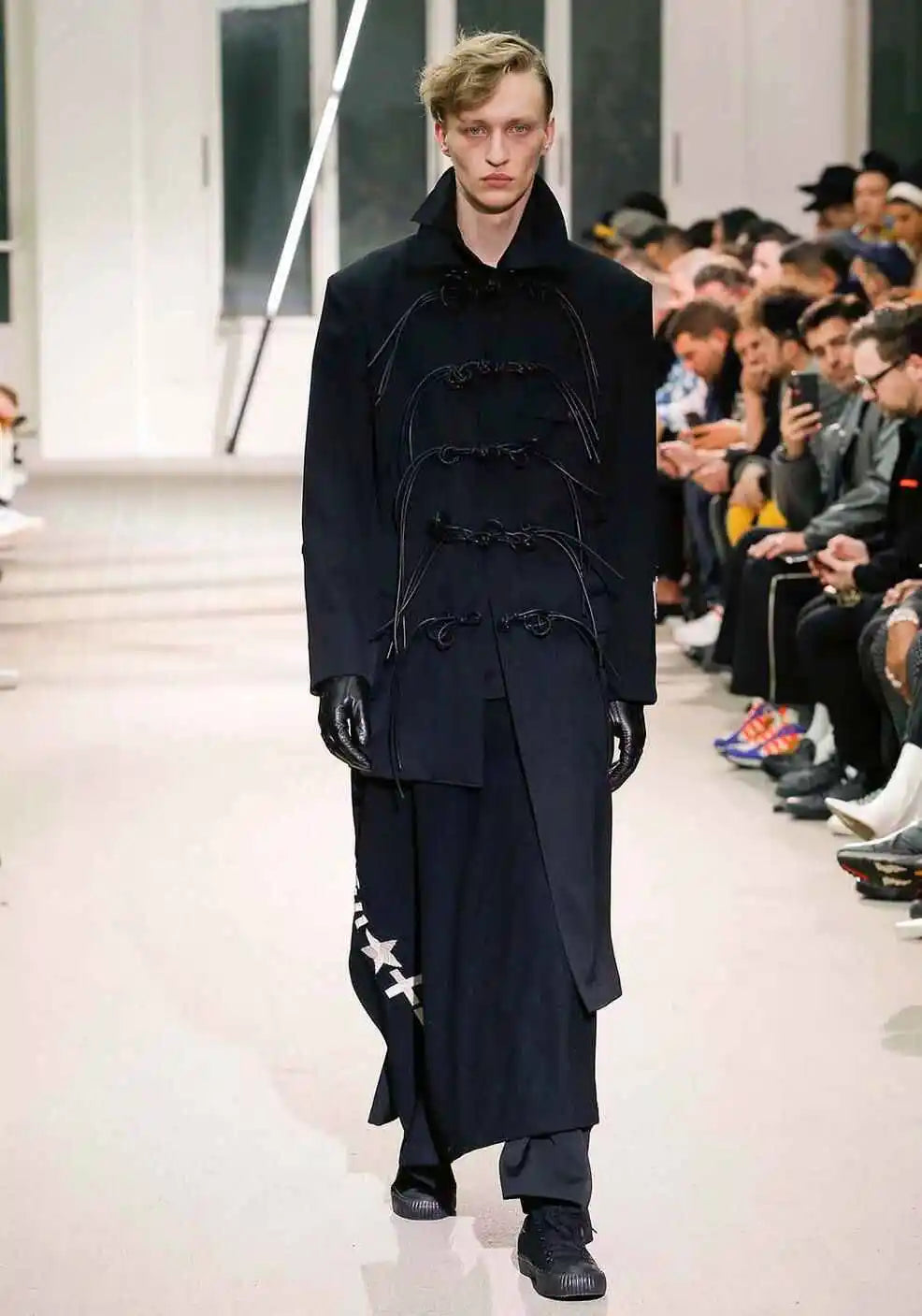 TOP-YAMAMOTO Japanese original design Dark niche men loose Chinese knot button jacket
