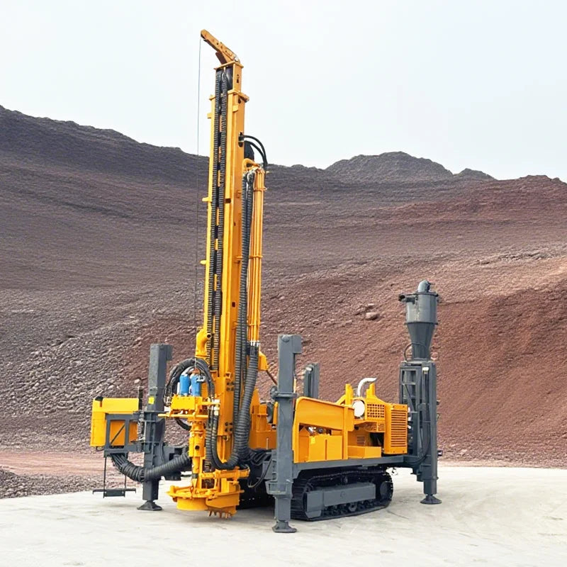 Diesel Reverse Circulation Drilling Rig RC Borehole Drill Machine 600m for Mining Exploration High Efficiency