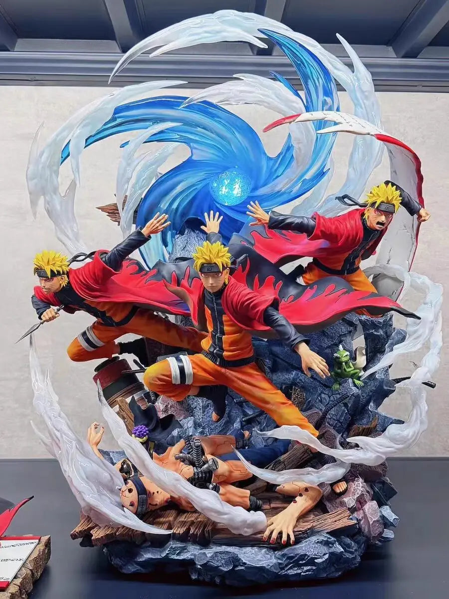 30cm Anime Peripherals Figure Uzumaki Naruto Can Glow Anime Model Collect Pvc Desktop Ornament Decorations Children Toys Gift