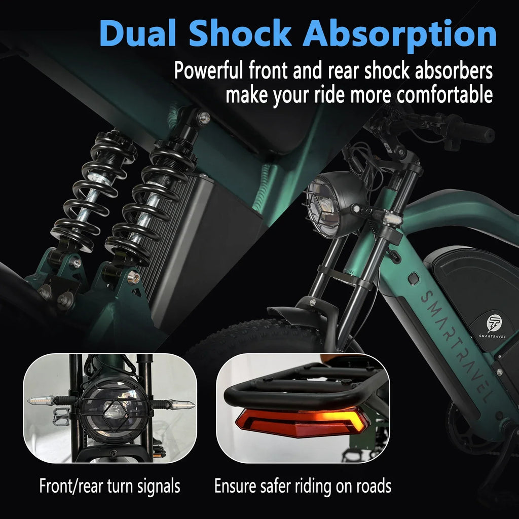 Snow Electric Bicycle 1200W Motor 48V20AH Battery 20*4.0 Tires Mountain Electric Bike 52KM/H Urban E-Bike electric motorcycle