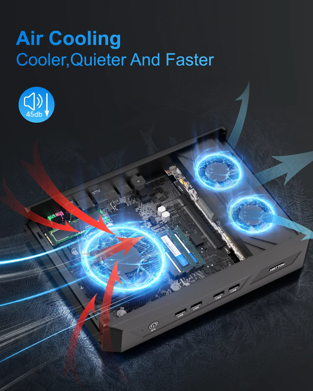 Hystou Mini Gamer Dedicated PC GT RTX 3050 GDDR6 Core i5 i7 13th Gen  HD 4K DP 8K 4 Display Win 11 Gaming AI Desktop Computer