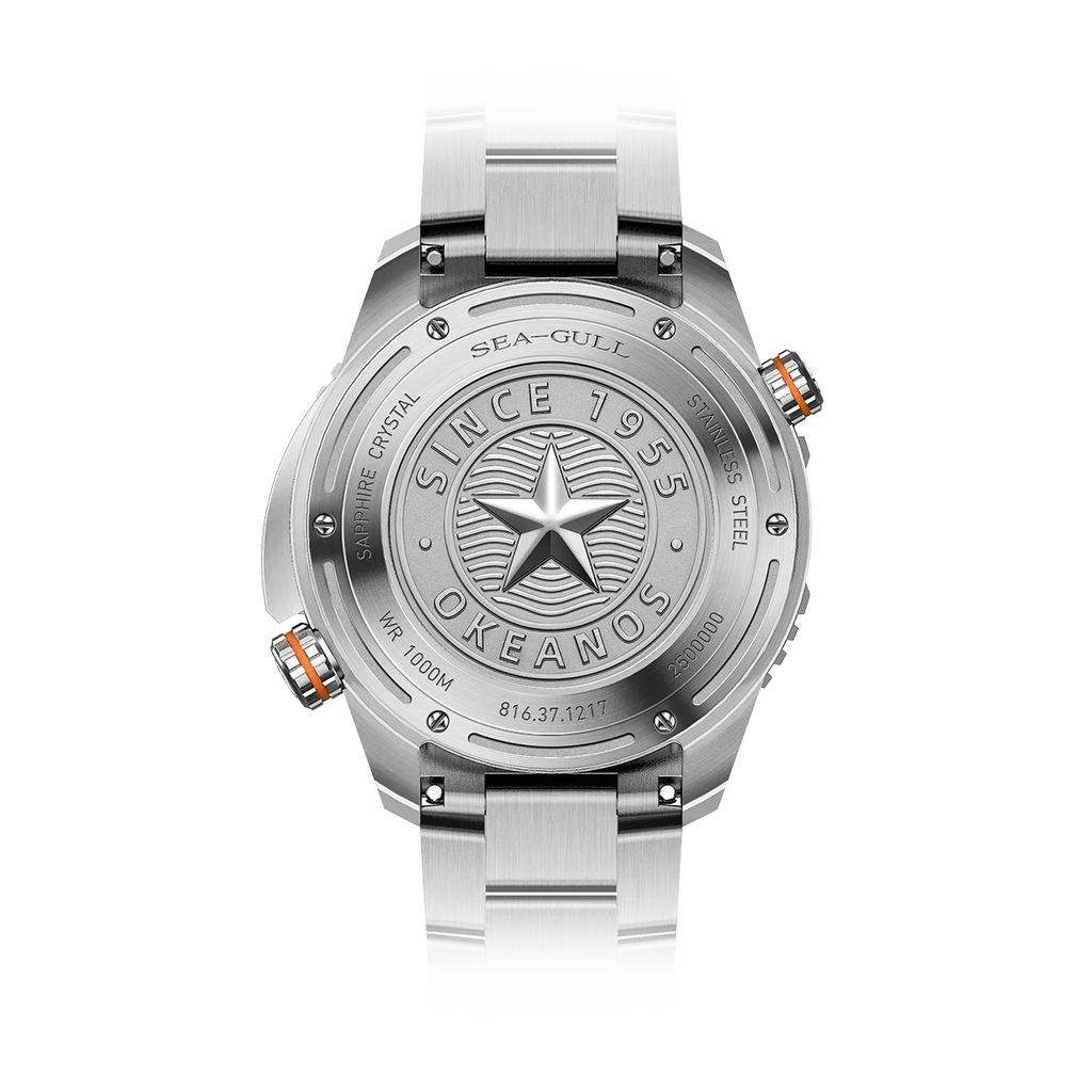 Seagull Deep Ocean Professional Diving Automatic Men's Watch 1000M Waterproof ST2130 Helium Escape Valve Sapphire Crystal 1217