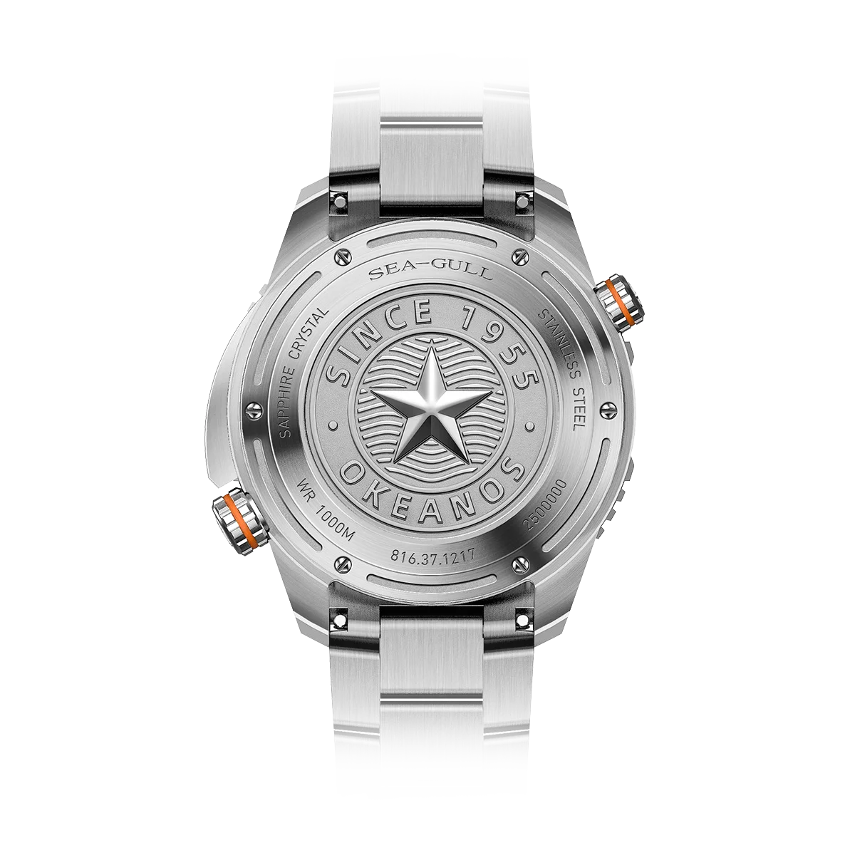 Seagull Deep Ocean Professional Diving Automatic Men's Watch 1000M Waterproof ST2130 Helium Escape Valve Sapphire Crystal 1217