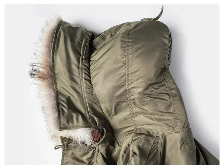 Rugged Bronso Type 2026 N-3 Snorkel Parka Real Fur Collar Heavy Duty Long Bomber Jacket N3B 2026ss design