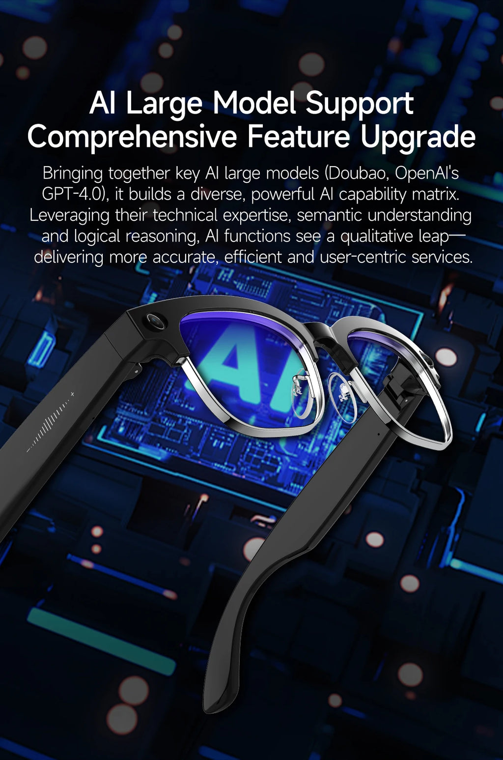 2026 New 8K HD AI Smart Glasses Men Chat GPT 800MP Camera Bluetooth Call AI Translation Voice Assistant Control Sunglasses Wome