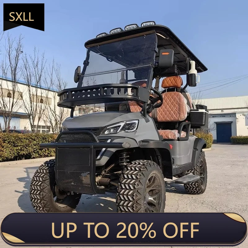 SXLL  4 Seat Electric Golf Cart Low Price Stroller For Sale 500 China Lithium 4WD Motor Scooter 2 Electric Golf Cart