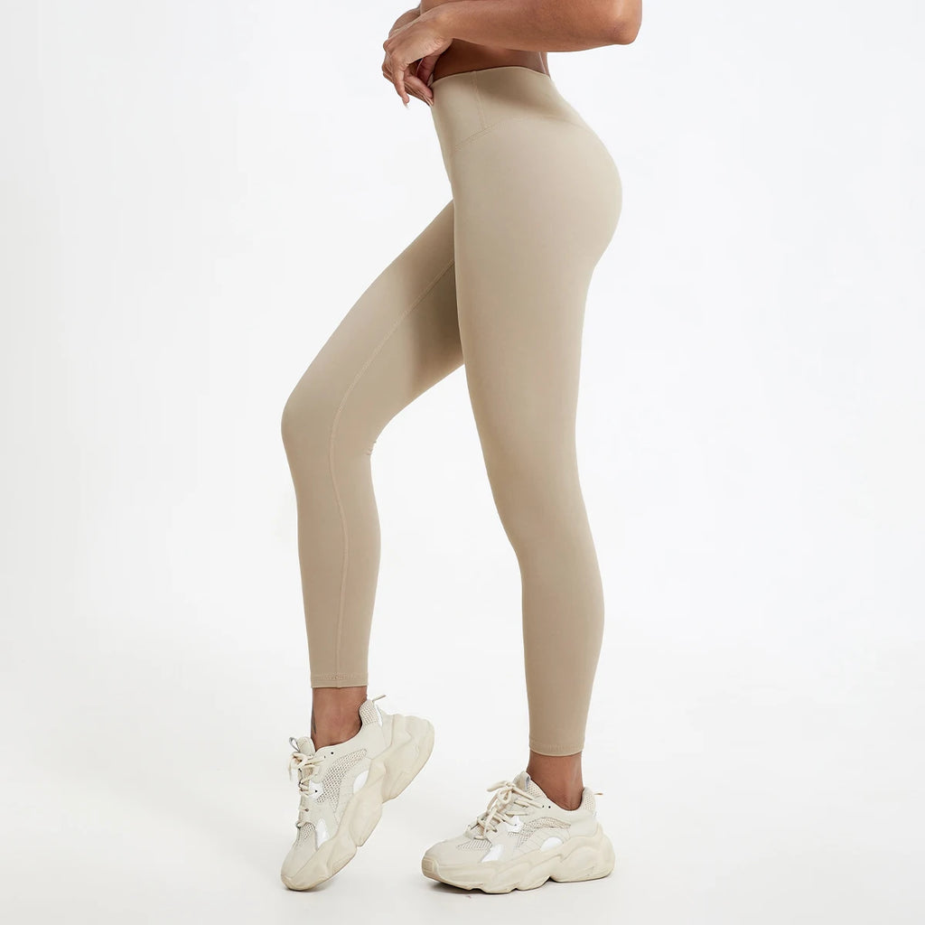Hearuisavy Super Soft Fabrics High Waist Leggings Quick-Dry Gym Yoga Pants Running Workout Tights Push Up Sports Leggings Women