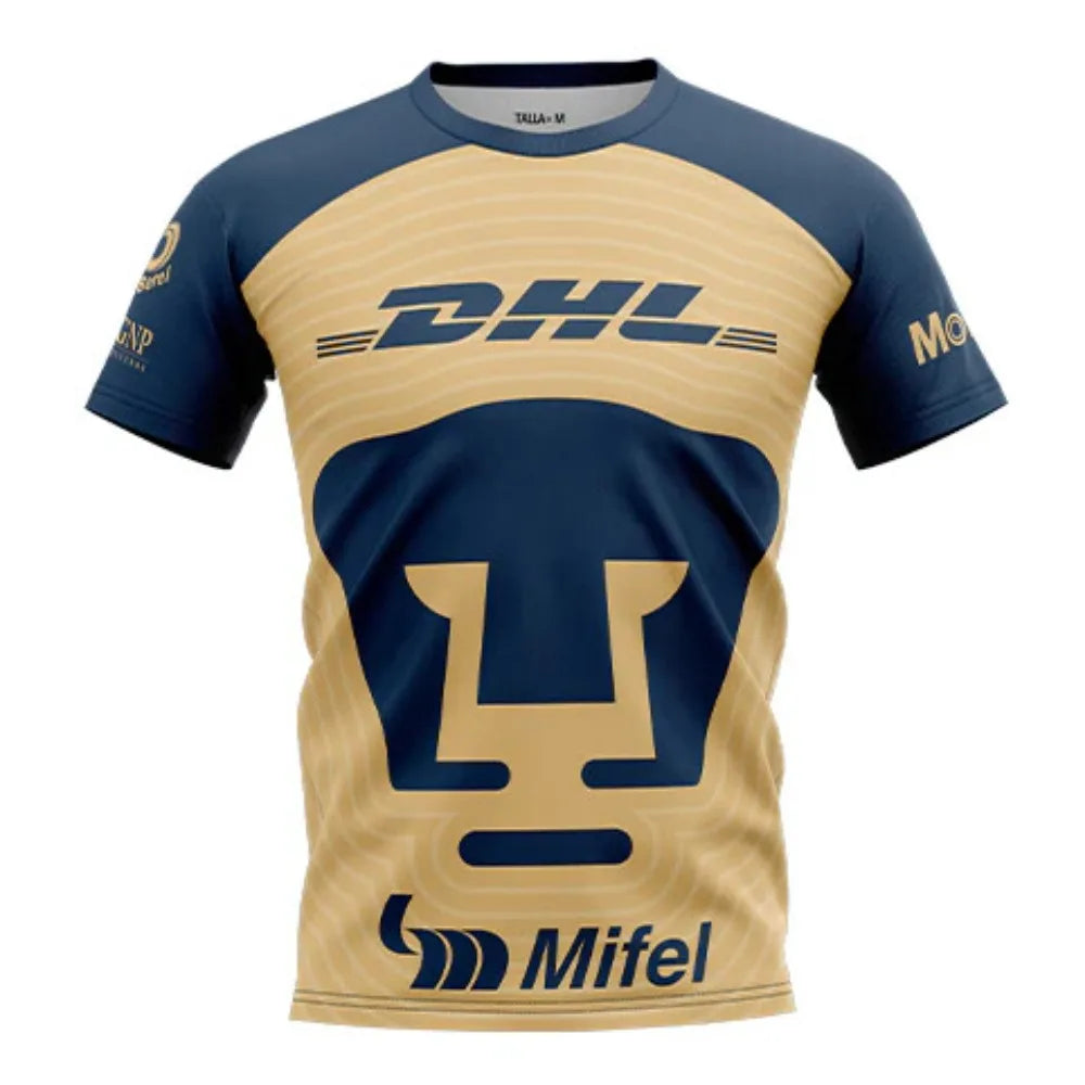 Trendy Design Football Jersey Unam Home And Away 2024_25 Jersey Men Women Clothes Breathable Quick-Drying Oversized T Shirts