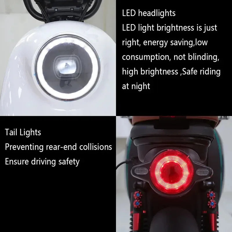 CH13 48V Factory Direct Selling  Adult Electric Bike Motorcycle  Electric Scooter  Bicycle With Pedal