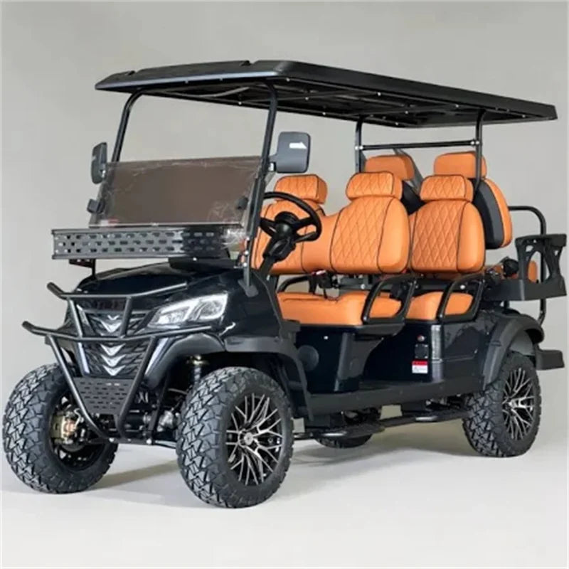 Golf Cart Long Range Lithium Battery Electric 60/72v Travel Electric Cart Club Car Golf Carts  For Sale