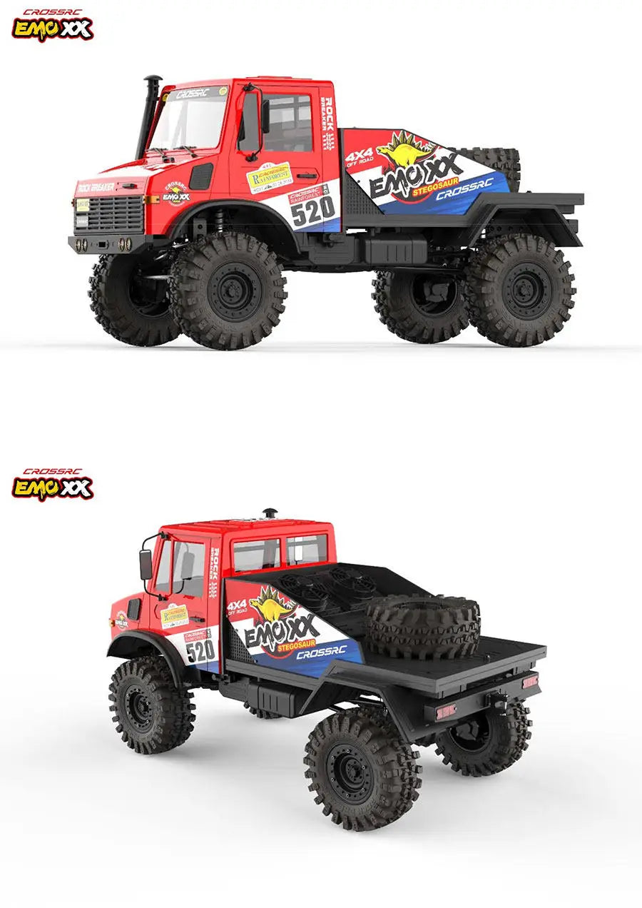 In Stock Emo Xx 1/6 Rc Electric Remote Control Climbing Truck Rock Breaker Off Road Vehicle With Led Strobe Lights For Hobbyists