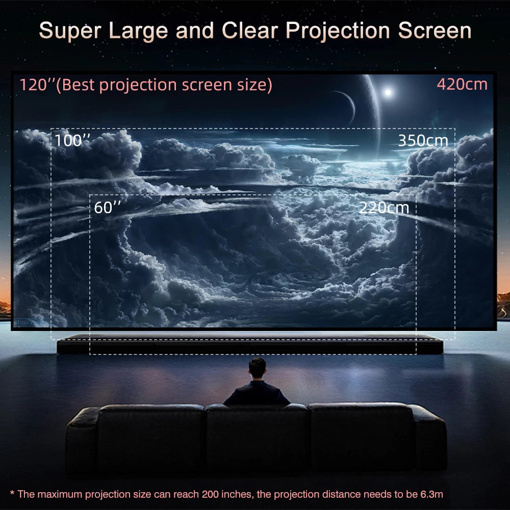 Touyinger Q11 full HD projector 4K 8K led home theater electronic video game equipment projector