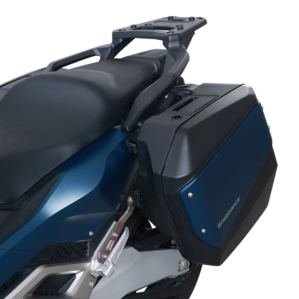 Suitable for Honda Forza 750, motorcycle side cases, quick-release & quick-install, OEM mold, no-drill & damage-free installatio