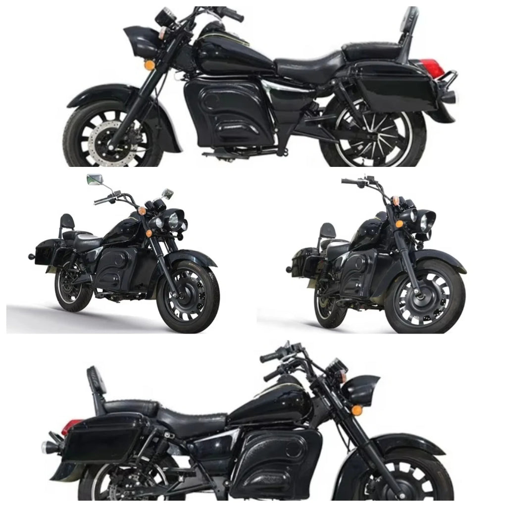 Luyuan Electric Motorcycle EEC Electric Scooter 2000W/3000W/5000W Disc Brake Two-wheel Scooter With Pedals Lithium Battery