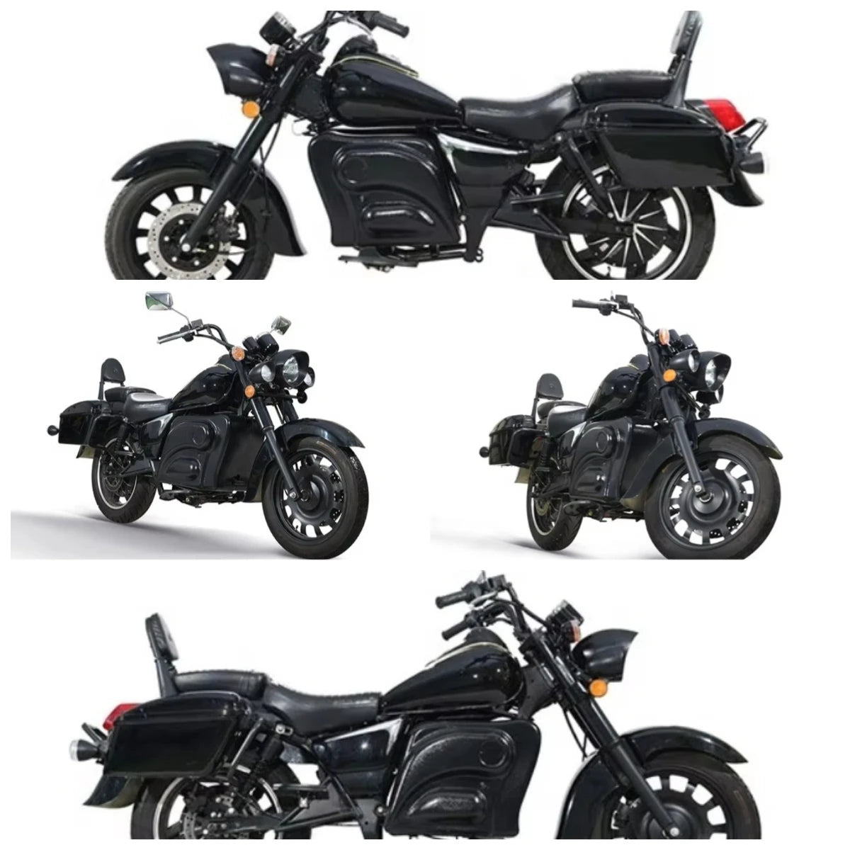 Luyuan Electric Motorcycle EEC Electric Scooter 2000W/3000W/5000W Disc Brake Two-wheel Scooter With Pedals Lithium Battery