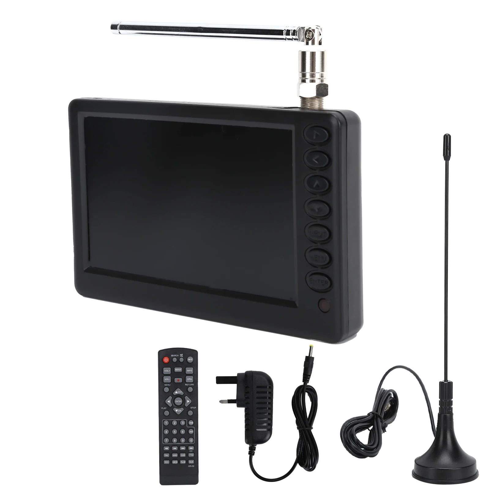 LEADSTAR 5 In TV Digital Television Portable Digital TV for Car Camping Kitchen EU Plug 110-220V