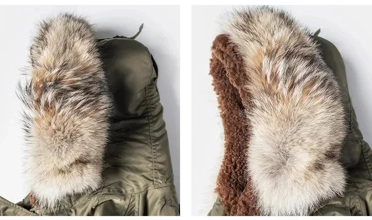 Rugged Bronso Type 2026 N-3 Snorkel Parka Real Fur Collar Heavy Duty Long Bomber Jacket N3B 2026ss design