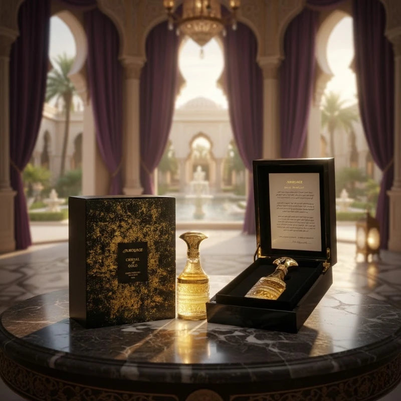 AMOUAGE 50ml Luxury Unisex Eau De Parfum Long Lasting Elegant Radiant Sensual Fragrance with Rich Amber Floral Warm Creamy Aura