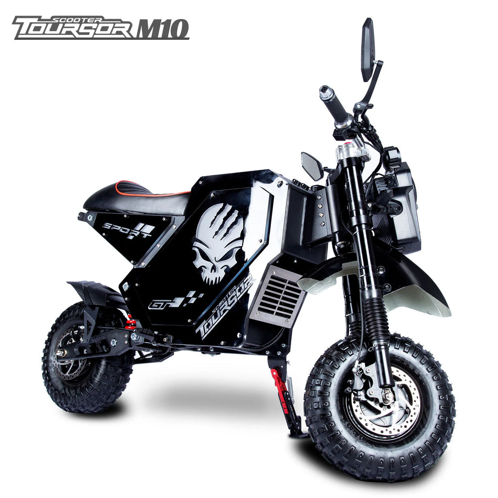 M10 dual-drive high-power electric off-road bike 10000W72V50AH 14-inch wide tire high-performance electric off-road motorcycle
