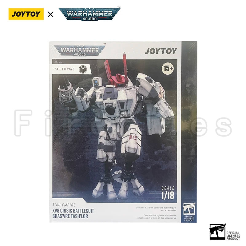 1/18 JOYTOY Action Figure 40K T'au Empire XV8 Crisis Battlesuit Shas'vre Tash'lor Anime Collection Model Toy