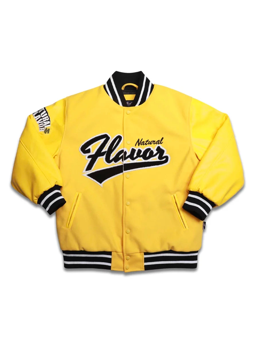 ACUSA Sports 0th Anniversary Baseball Jaet Loose Fit Hip Hop Sle Youth Casual Cotton Woolen Coat Printed Design