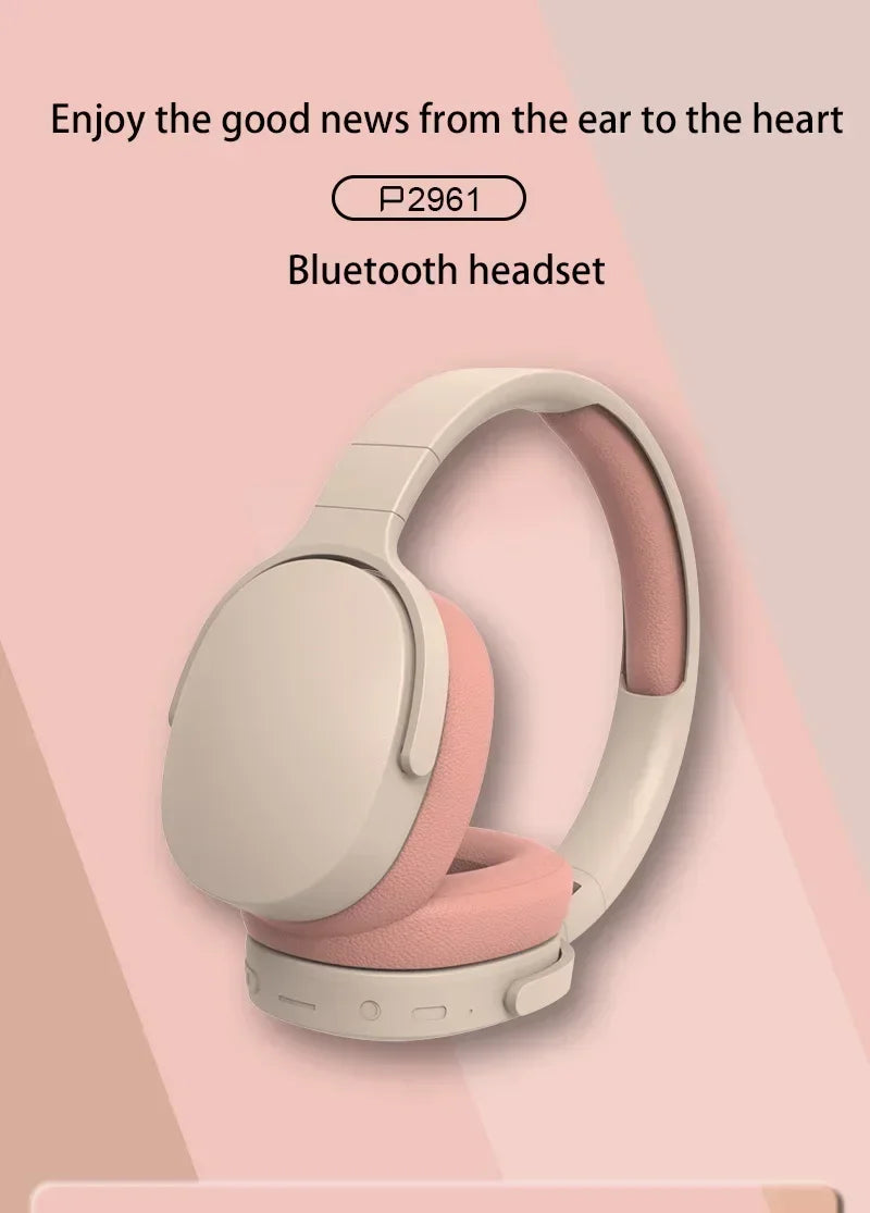 Hot Selling Wireless Headsets Headphones Bluetooth 5.3 Over-ear Earphone For Samsung iPhone Stereo Hifi Game Earbuds With Mic