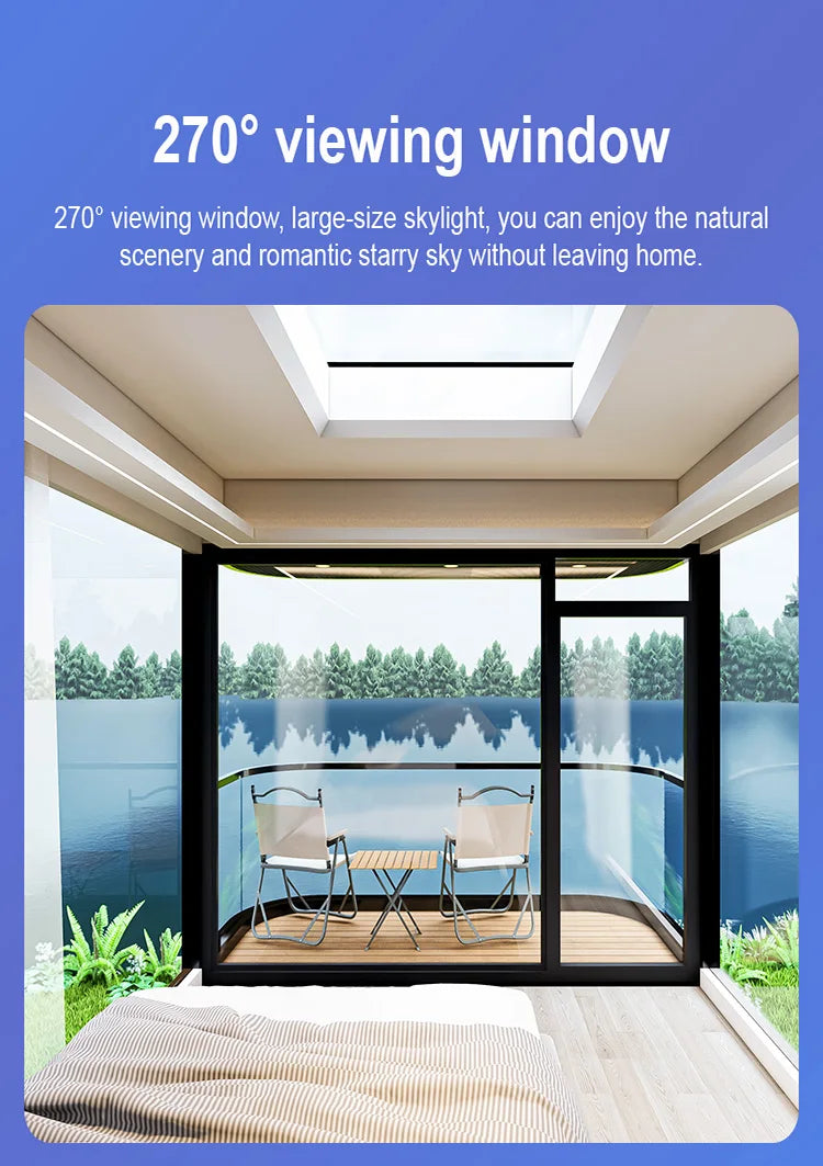 Fully Equipped Mobile Cabin Tiny Living Prefab Steel Container House Chinese Modular Hotel for Home Prefab Houses