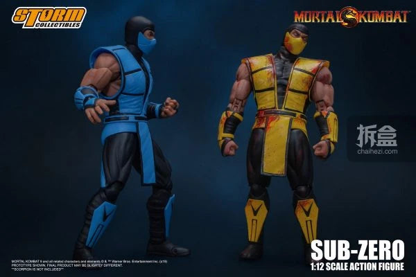 Storm Toys Genuine Mortal Kombat Series Fire Dragon Sub-Zero Motaro Lu Kang Goro Fighting Game 1/12 Action Figures Model Toys