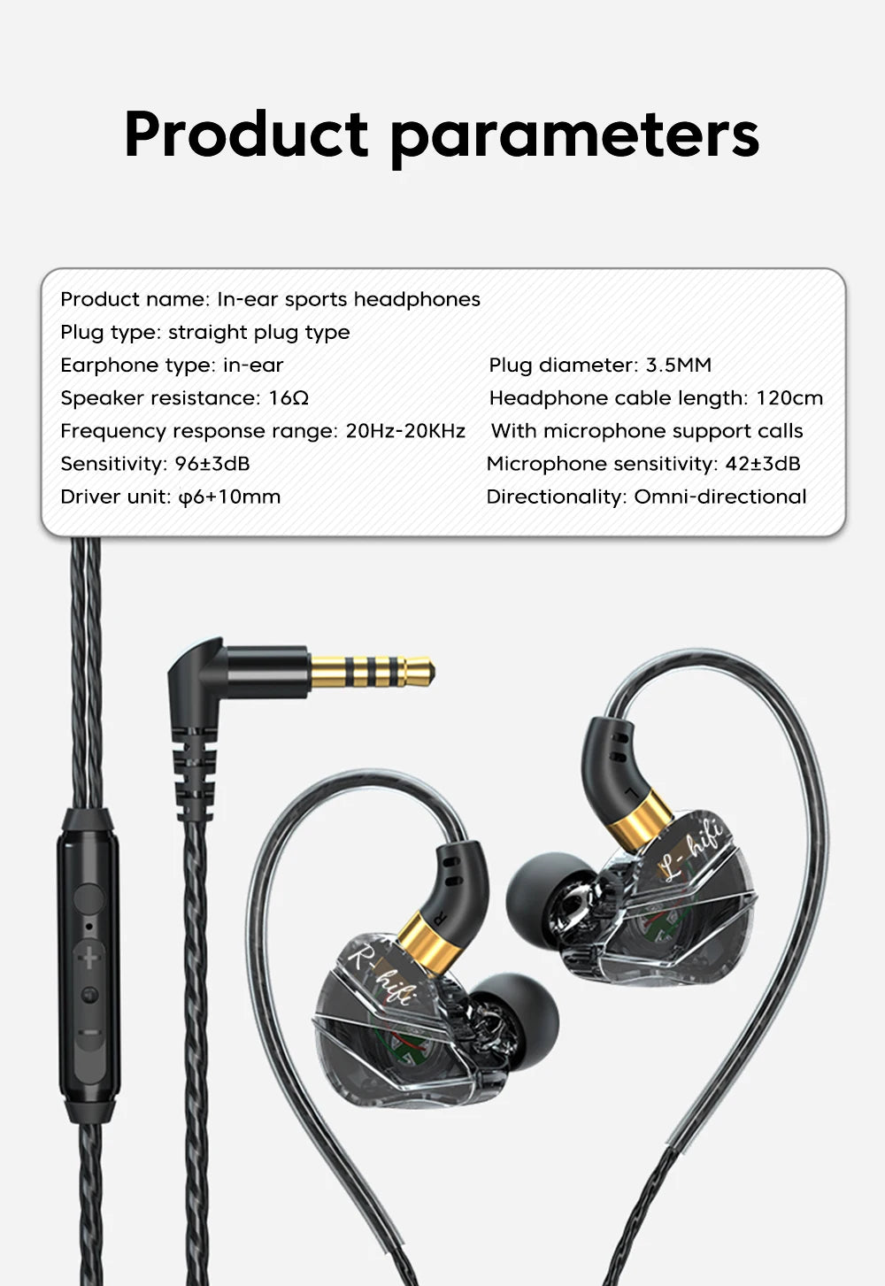 OLAF HiFi Type C Gaming Headphones Wired Earphones Handsfree Bass Stereo 3.5mm Headset Gamer Sports Earbuds Noise Cancelling