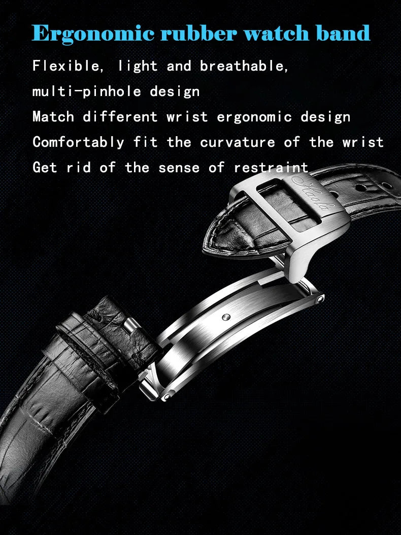 Haofa Flying Tourbillon Mechanical Man Watch 2261 Sapphire Automatic Tourbillon Men Watches Intangible Heritage Enamel Oriental
