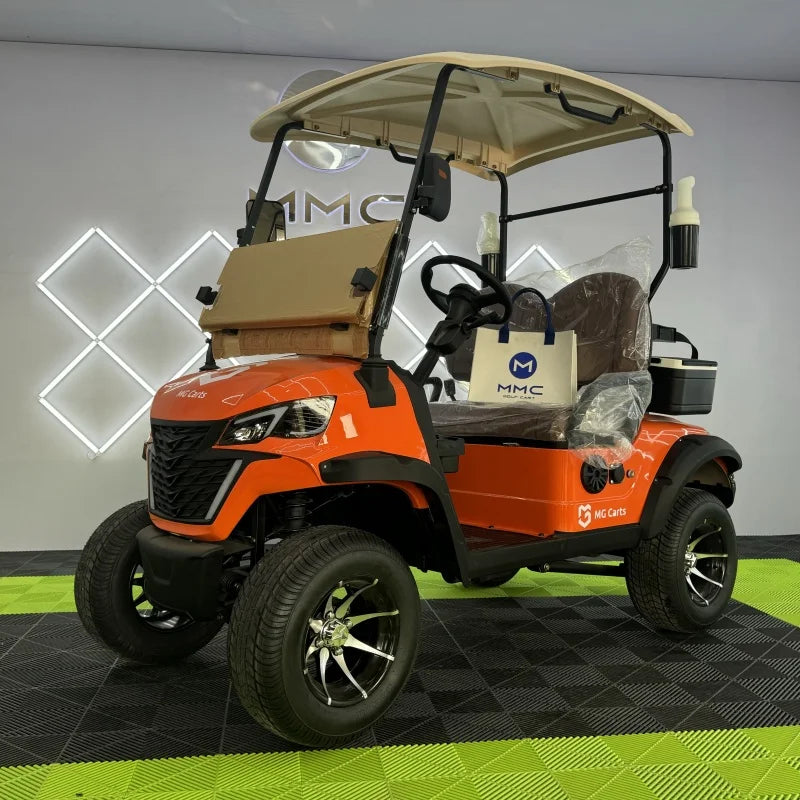 4WD Brand New Utility Vehicle Hunting UTV 4 Seater Golf Car Buggy 10KW 72V Lithium Battery Club Car Off Road Electric Golf Cart
