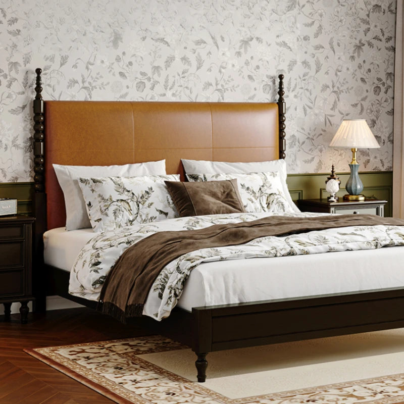 Design Full Size Bed Frame Wood Storage Space House Bedroom Bed Bases Frames Luxury Platform Cama De Casal Home Furniture