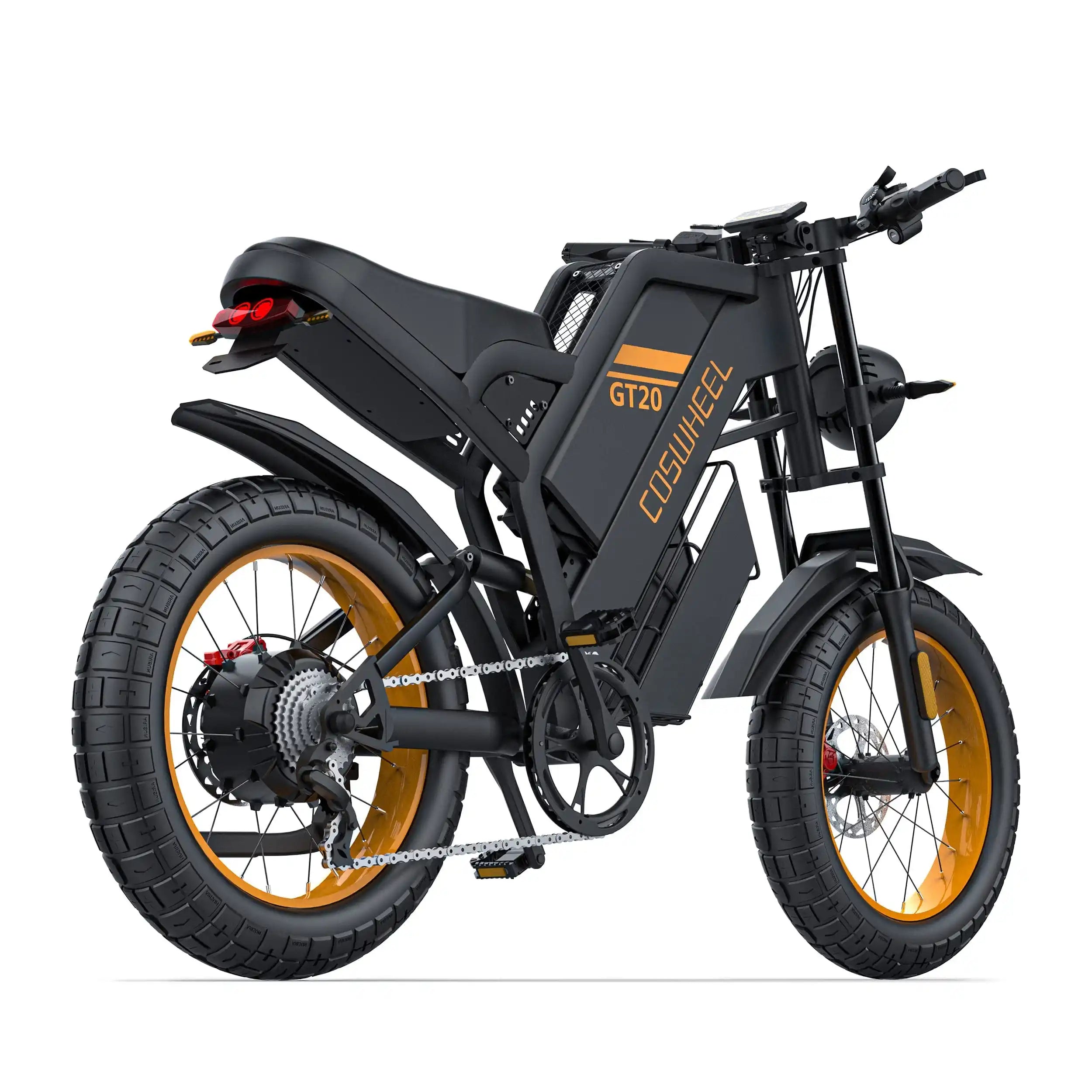 Electric Bike For Adult COSWHELL GT20 Pro 20x4.0" 3000W Dual Motor 48V 40AH Top 50Km/h 230Km Urban Off-Road Commuting E-Bike