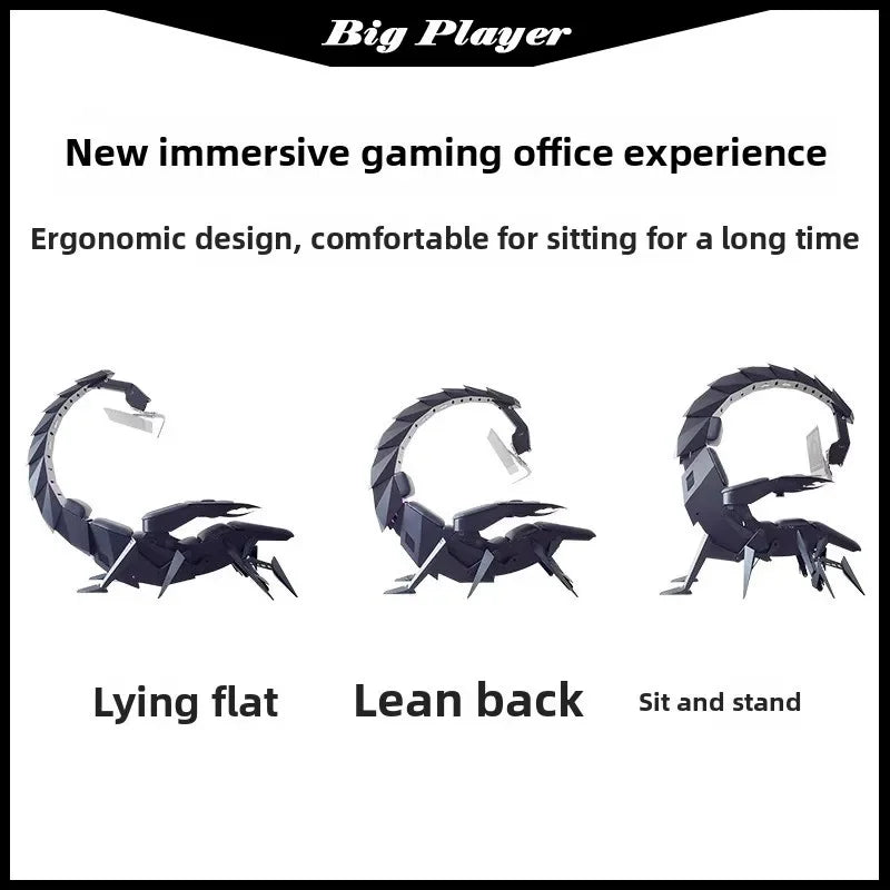 Hot sales Scorpio Computer Cockpit Zero Gravity Scorpion Integrated Home Game Comfortable E-sports Tables and Chairs