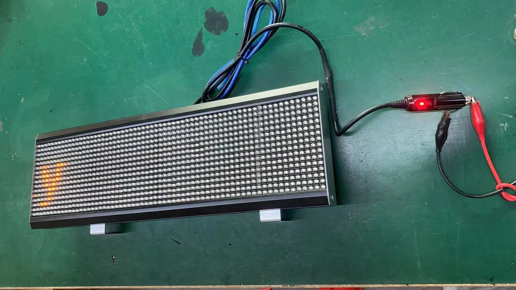 US 110V P10/P5/P6 Light Emitting Diode Display Panel Signage Restaurant Store IP65 Shopping Center Programmable Mobile