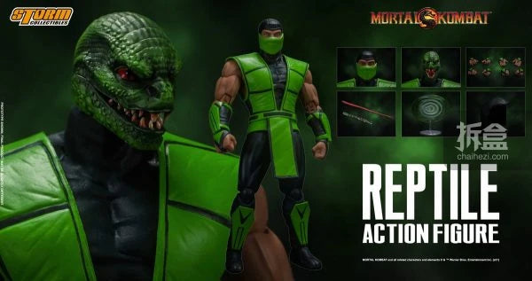 Storm Toys Genuine Mortal Kombat Series Kitaro Kung Lao Reptile Arcade Fighting Game Collection 1/12 Action Figures Model Toys